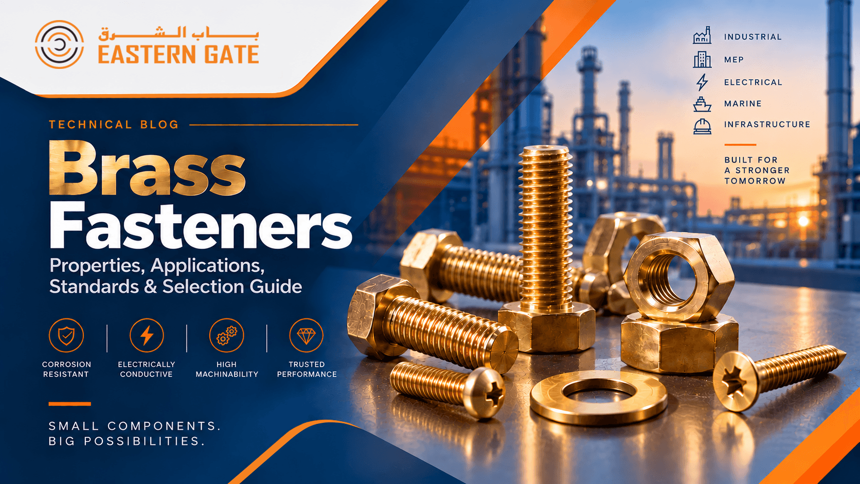 Brass Fasteners: Properties, Applications, Standards & Selection Guide